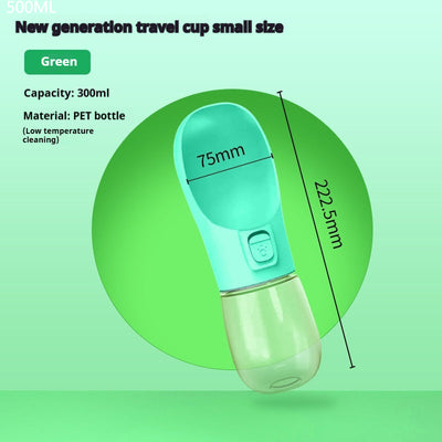 Pet Dog Water Bottle Feeder Bowl Portable Water Food Bottle Pets Outdoor Travel Drinking Dog Bowls Water Bowl For Dogs null