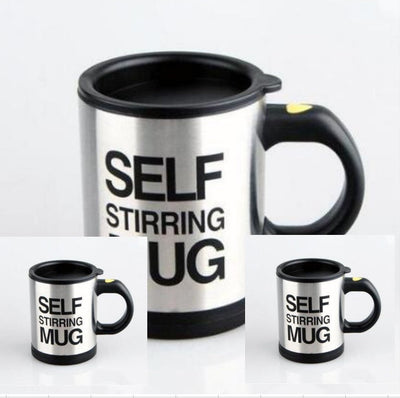 Automatic Lazy Self Stirring Magnetic Mug Creative 304 Stainless Steel Coffee Milk Mixing Cup Blender Smart Mixer Thermal Cup null