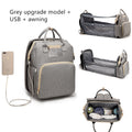 USB Charging Version Mommy Bed Backpack Folding Large Capacity Multi-function null