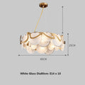 Modern Minimalist Restaurant Table Bar Glass Chandelier null