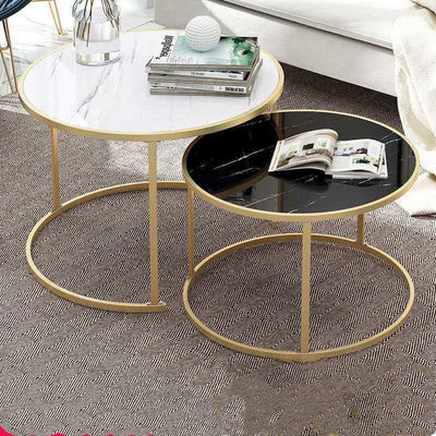 Hall Sofa Small Round Combination Coffee Table null