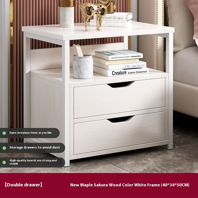 Multifunctional Bedroom Bedside Table Minimalist Bedside Storage Storage Cabinet null