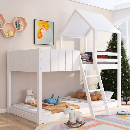 Modern Kids’ Playhouse Bunk Bed - Morderncharm store