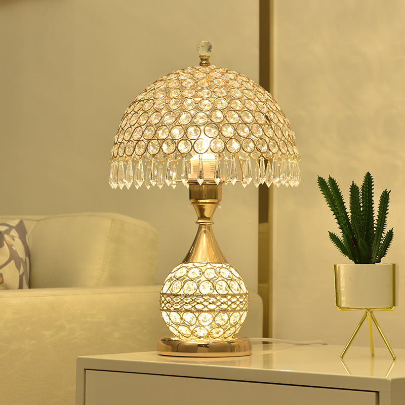 Crystal Desk Lamp Bedroom Bedside Lamp - Morderncharm store