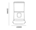 Pet Automatic Feeder Large Capacity Smart Voice Recorder APP Control Timer Feeding Cat Dog Food Dispenser With WiFi Pet Bowl null