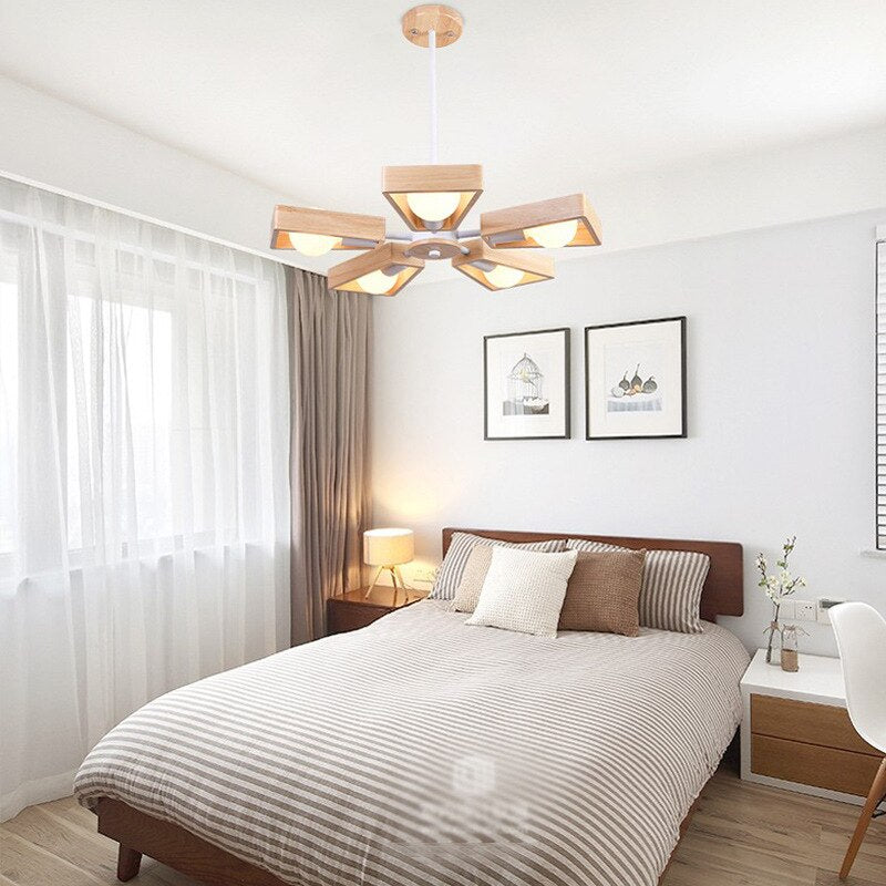 Solid wood bedroom Chandelier - Morderncharm store