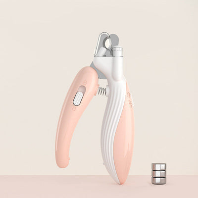 Pet Nail Clippers Dog Nail Clippers Cat Nail Clippers LED Electric Nail Grinder Pet Supplies LED Light Pet Nail Clippers null