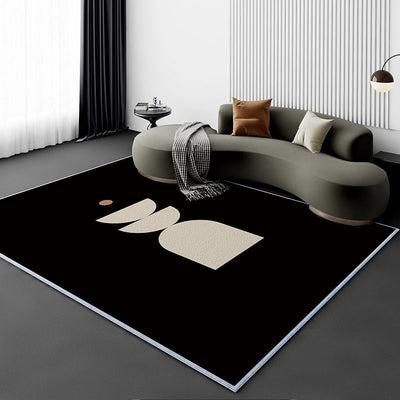 Living Room Carpet Fully Covered Bedroom And Household Sofa Table Carpet Bedside Stain-resistant Non-slip Foot Mat null