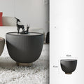 Light Luxury Round Tea Table Modern Simple Small House null