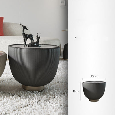 Light Luxury Round Tea Table Modern Simple Small House null