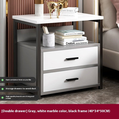 Multifunctional Bedroom Bedside Table Minimalist Bedside Storage Storage Cabinet null