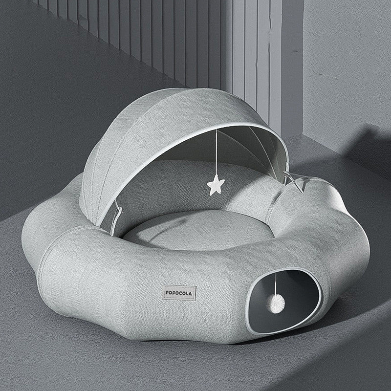 Cat Tunnel Donut Tunnel Crawl Shelter Foldable null