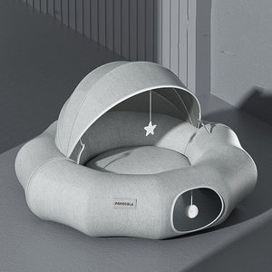 Cat Tunnel Donut Tunnel Crawl Shelter Foldable null