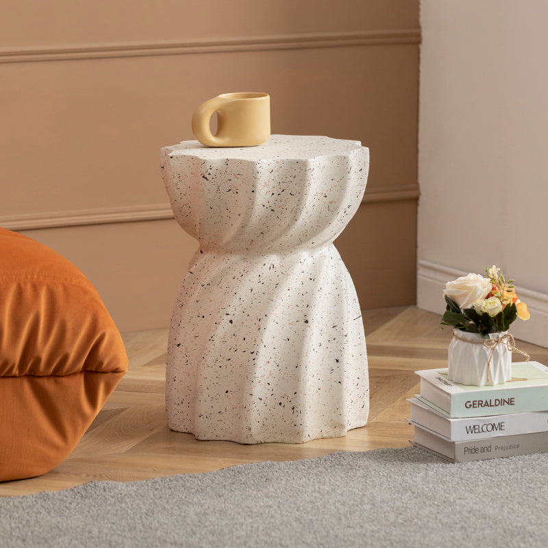 Cream Breeze Cafe Small Round Table Side Table null