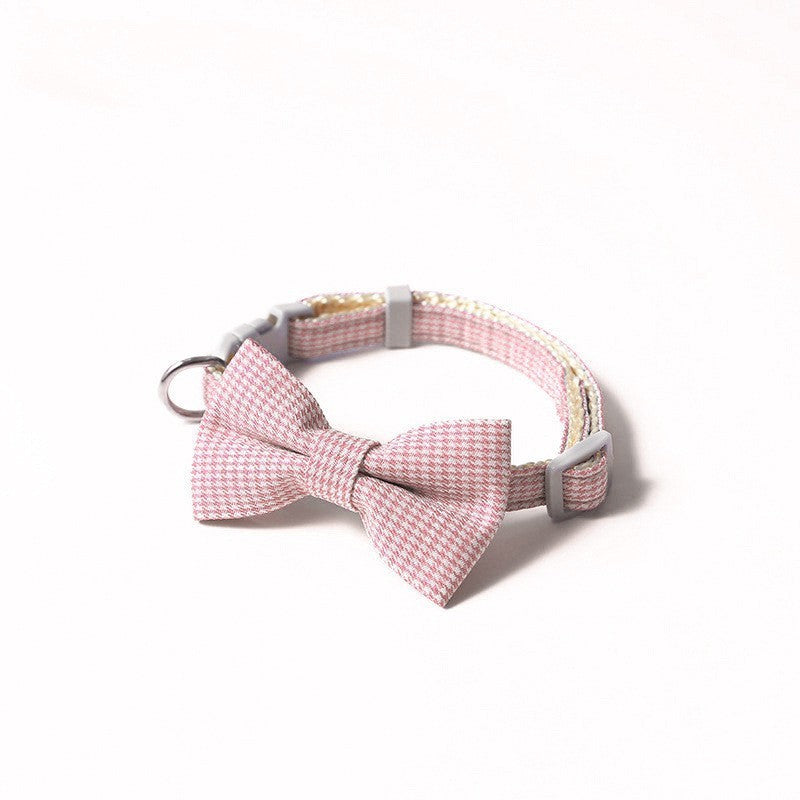 Pet Adjustable Bow Cat Collar null