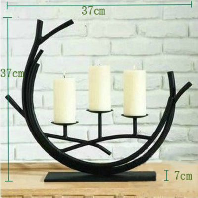 Nordic Romantic Table Light Dinner Candle Holder Ornament null