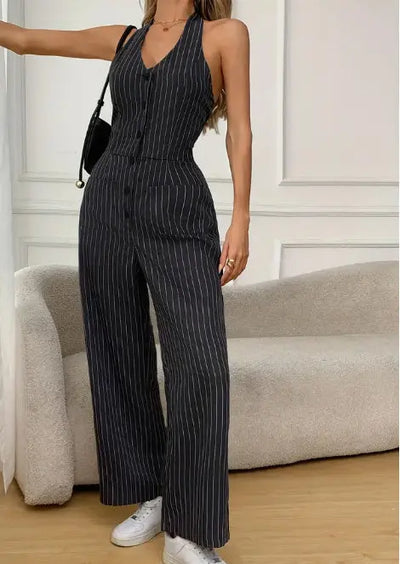 Sleeveless Front Button