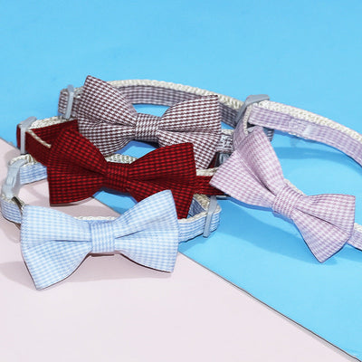 Pet Adjustable Bow Cat Collar null