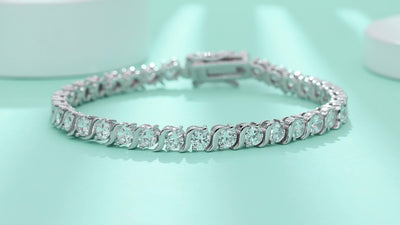Light Luxury High-grade Fashion 925 Silver Horoscope Buckle Full Inlaid Bracelet