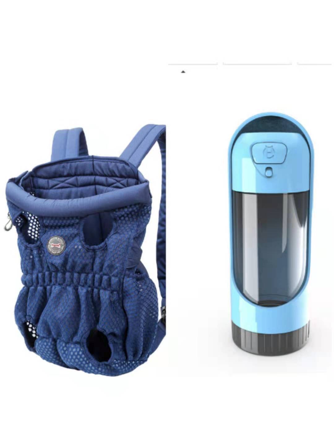 Pet Carrier Backpack Outdoor Travel Mesh Breathable Shoulder Bags null