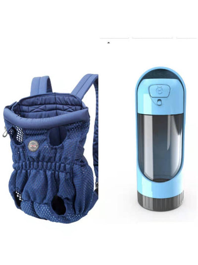 Pet Carrier Backpack Outdoor Travel Mesh Breathable Shoulder Bags null
