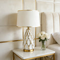 Modern Light-Luxury Creative Honeycomb Ceramic Table Lamp - Morderncharm store