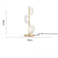 Simple Glass Table Lamp For Living Room And Bedroom null