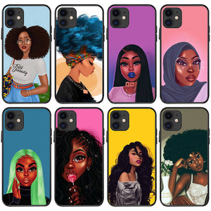 Black girl phone case null