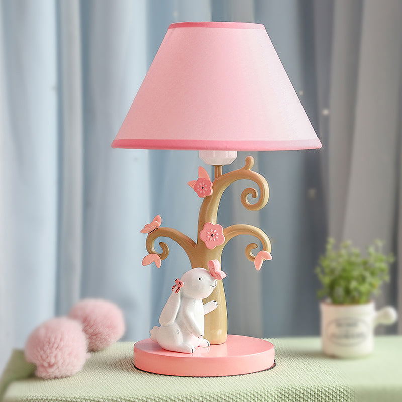 Rabbit Children's Desk Lamp Bedroom Bedside Lamp Small - Morderncharm store