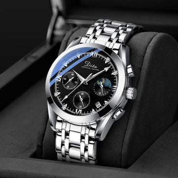 Diamond Accent Dial with Moon Phase & Date