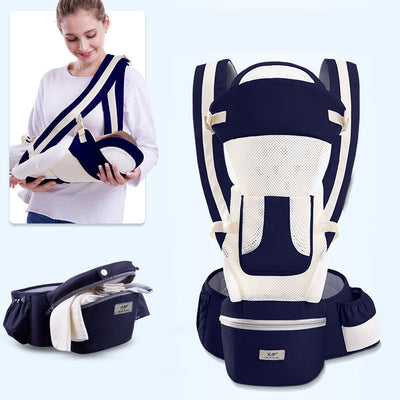 Ergonomic Baby Carrier Infant Baby Hipseat Carrier 3 In 1 Front Facing Ergonomic Kangaroo Baby Wrap Sling null