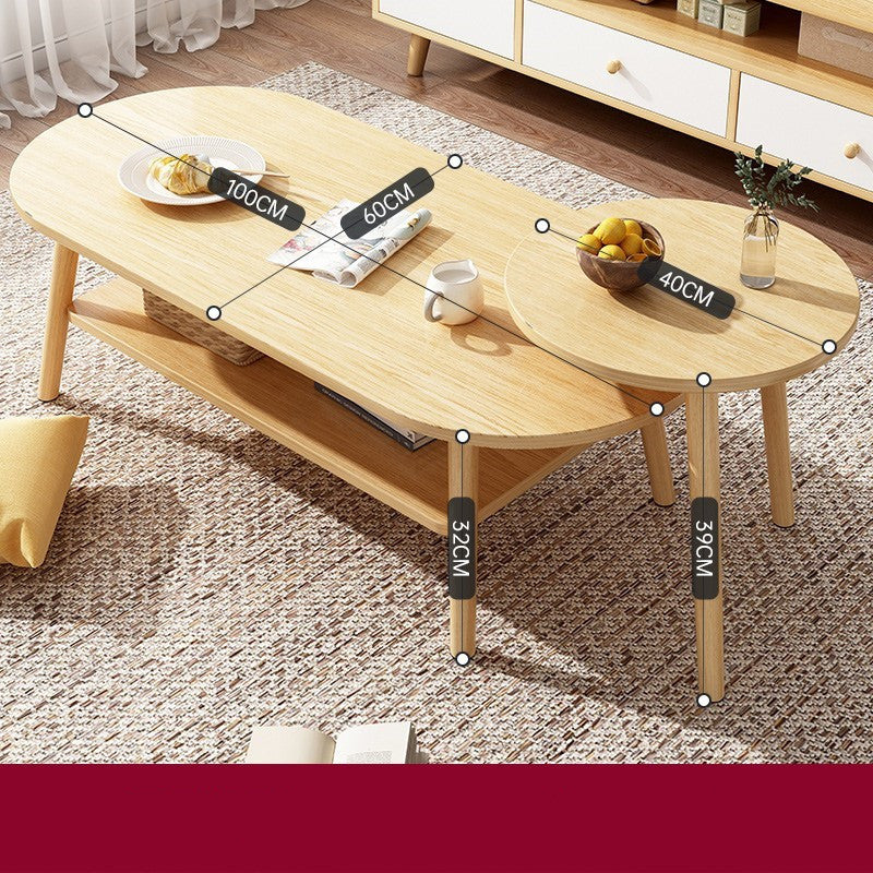 Small Coffee Table Household Double Layer null