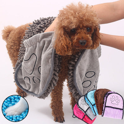 Dogs Cats Towels Super Absorbent Dog Bathrobe Microfiber Bath Towels Quick-Drying Cat Bath Towel For Pets Towel Dog Towels Pet Products null
