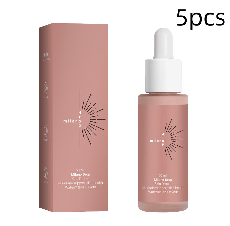 Tanning Face Serum Face Body Tanning Bed Outdoor Fine Line Repair Skin Serum Dark Bronzer Self Tanning Serum Drops null