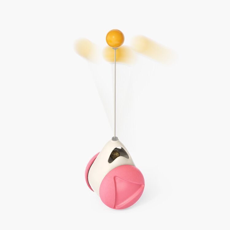 Cat Rotating Windmill Multi-Function Toys Itch Scratching Device Teeth Shining Toy null