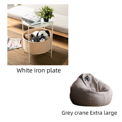 Small Apartment Round Table Living Room Bedroom Corner Bedside Table null