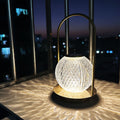 Retro Creative Portable Metal Table Lamp Bedside Ambient Night Light null