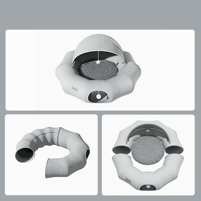 Cat Tunnel Donut Tunnel Crawl Shelter Foldable null