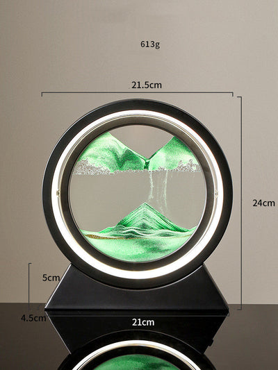 Quicksand Painting Creative Light Luxury Decoration Table Lamp null