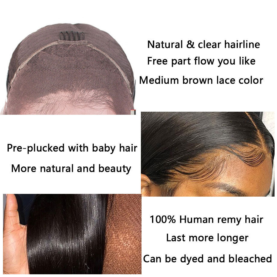 Loose Deep Wave13x4 Transparent Lace Human Hair Sleeve null