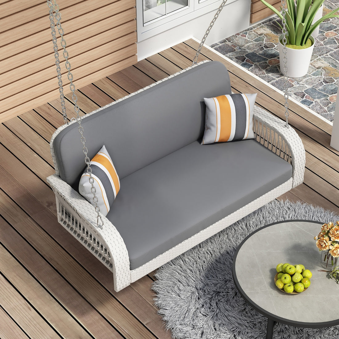 Luxury 2-Person Outdoor Porch Swing