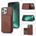 Leather Case Card Insertion Magnetic Wallet Protection Case Phone Case null