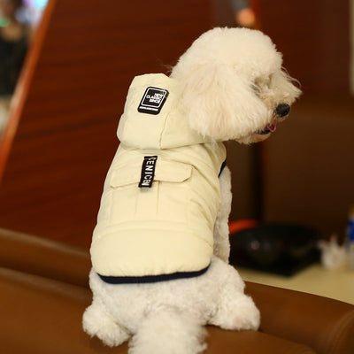 Removable Waterproof Pet Cotton Vest Hat null
