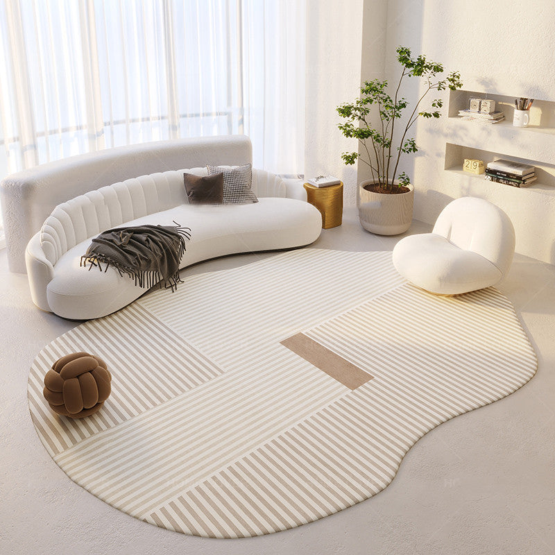 Household Irregular Shaped Simple Sofa Coffee Table Floor Mats null