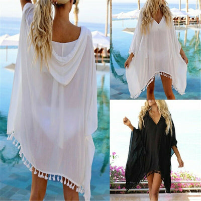 Hooded Top Suit Bikini Beach Sunscreen Clothing null
