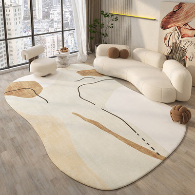 Household Irregular Shaped Simple Sofa Coffee Table Floor Mats null