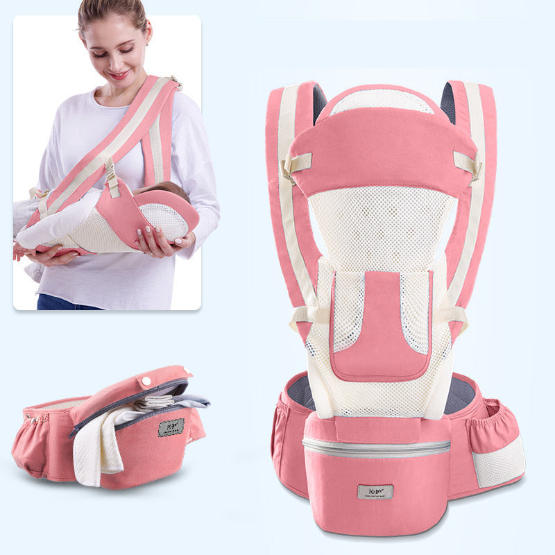 Ergonomic Baby Carrier Infant Baby Hipseat Carrier 3 In 1 Front Facing Ergonomic Kangaroo Baby Wrap Sling null