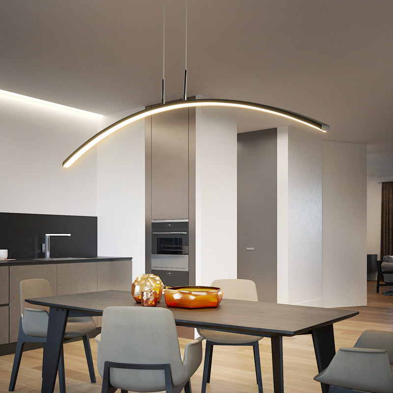 Dining Room Chandelier Led Long Dining Table Simple null