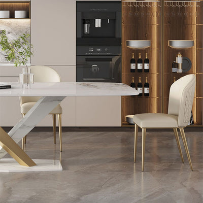 Small Household Stainless Steel Dining Table And Chair Combination null