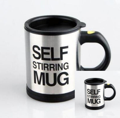 Automatic Lazy Self Stirring Magnetic Mug Creative 304 Stainless Steel Coffee Milk Mixing Cup Blender Smart Mixer Thermal Cup null